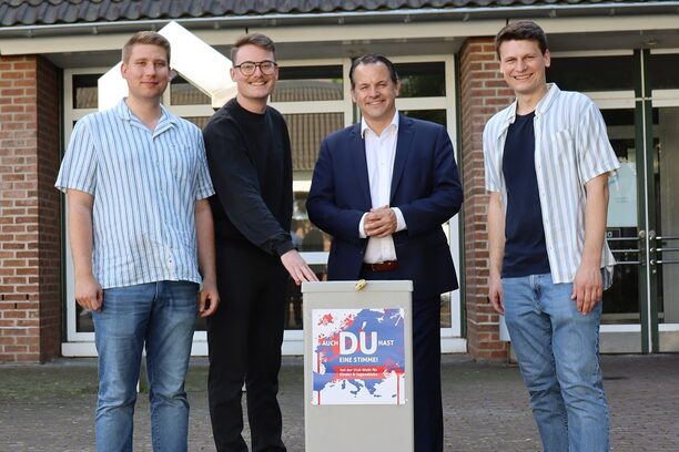 JuPP bietet eine U16-Europawahl an. Bürgermeister Keppeler hat die Schirmherrschaft übernommen.