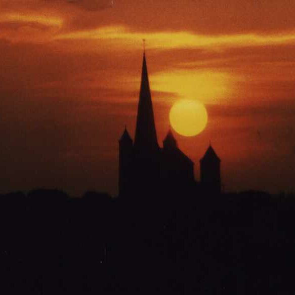 Abtei Brauweiler im Sonnenuntergang